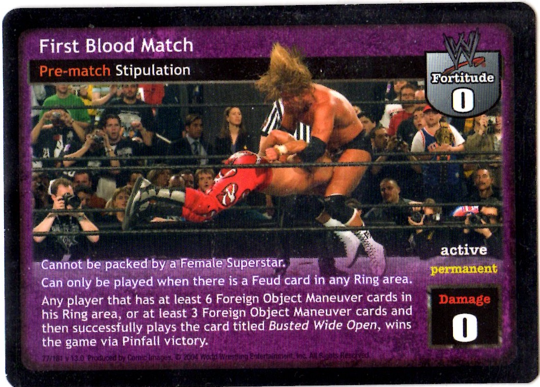 First Blood Match